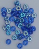 O Beads Blue Sapphire AB 30050-28701 Czech Glass x 5g